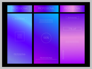 gradient color background set color