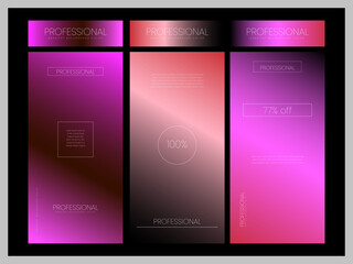gradient color background set color