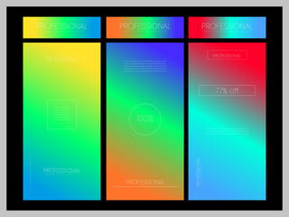 gradient color background set color