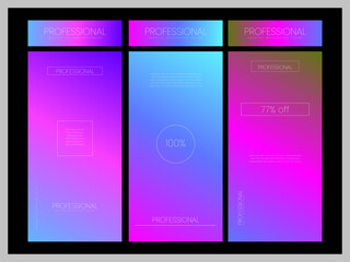 gradient color background set color