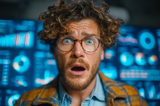 screen showing faulty AI data visualization. Generative AI