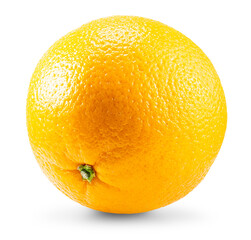 orange isolated on white background. Clipping path