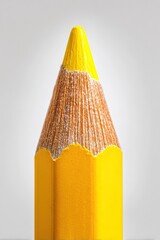 Closeup of yellow Pencil Point 