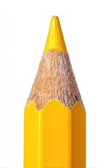 Closeup of yellow Pencil Point 