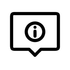 info icon, comment icon, information bubble, help message icon, feedback symbol, notification info, chat info button, message info icon, user assistance icon, support tooltip, informational message, i