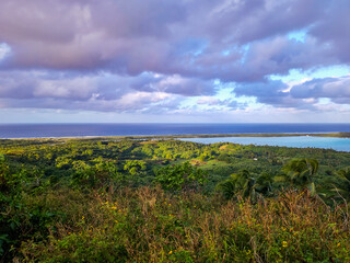 View of Aitutaki Island