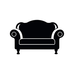 Sofa Silhouette Vector Design