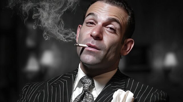 gay mafia - flamboyant mobster - made man in an executive suit