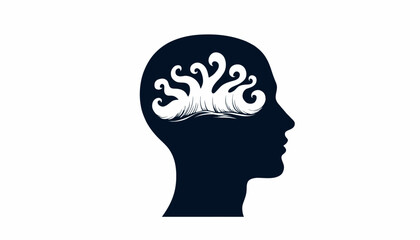 Cute Cartoon Character Sitting Cross-Legged in Yoga Pose on Plain Background Illustrating Relaxation and Meditation for Children