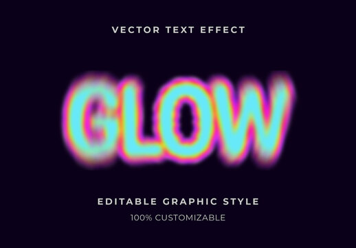 Glow Blur Text Effect
