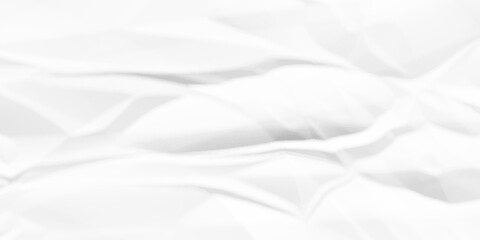 Creased paper texture glued effect. Crumpled paper blank white wrinkled and creased poster. vintage paper.