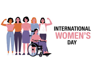 Fototapeta premium International Women's Day celebrates diversity and strength among women.