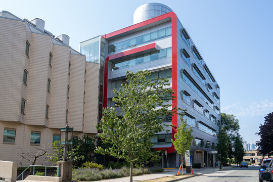 Vancouver, BC, Canada - July 7, 2023: Gordon and Leslie Diamond Health Care Centre in Vancouver General Hospital in Vancouver, BC, Canada. 