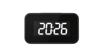 Digital clock displaying time 20:26 with black frame