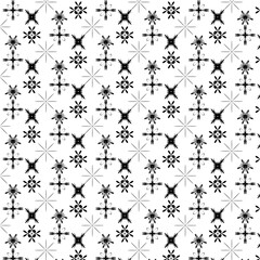 black and white seamless pattern