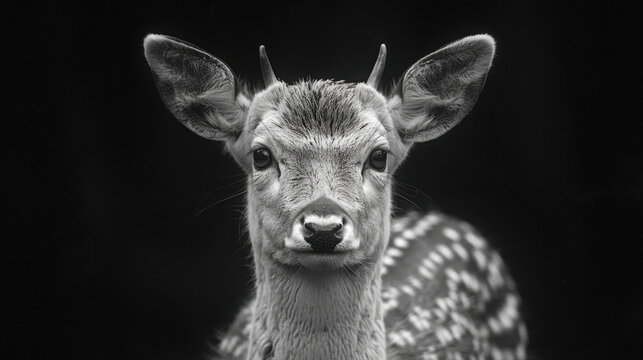 Fine art night shot of untamed Hokkaido wildlife captured in a fleeting, unrecognized moment. Minimalist silver print aesthetic with subtle diffraction glow, taken on Leica M11 Summilux 90mm.