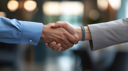 Professional Handshake with Subtle Paracord Bracelets