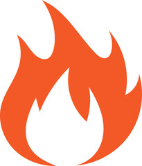 KCAL Flame Icon – Calorie Energy Symbol Vector