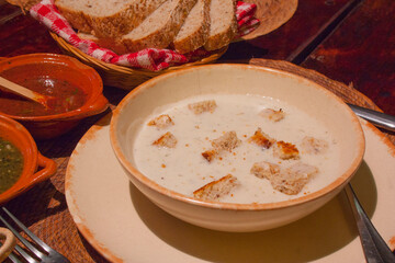 Crema de Champiñones, Platillo Mexicano