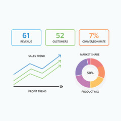 set of infographic elements