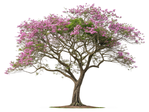 isolated shrub or small tree png on transparent background 