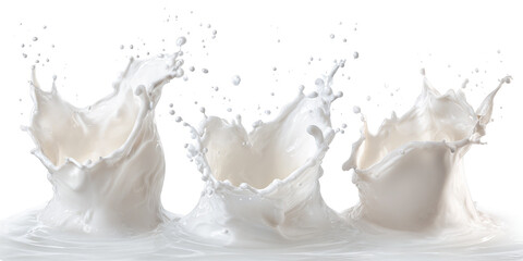 Milk splash against a black background (1)