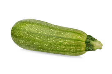 Zucchini on a white isolated background