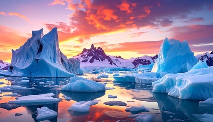 温暖化　氷河期