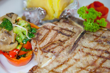 T-bone, Platillos Mexicanos, Comida de restaurante en México