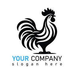 Creative Hen Logo Illustration Design