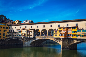 Obraz premium ponte vecchio in florence italy