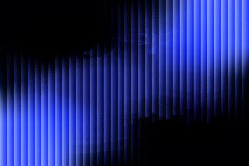 Futuristic blue glassy gradient glow abstract background with neon striped texture