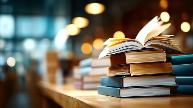 Library like research hub where scholars review publications on AI's psychological effects on relationships and cognition stacks of academic reports from leading research