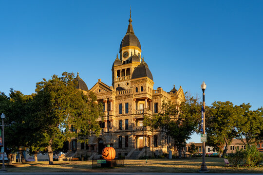 Old Denton County Courthouse in Denton, Texas