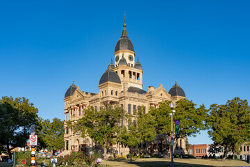 Old Denton County Courthouse in Denton, Texas