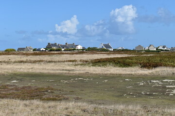Maisons sur l'&icirc;le d'OUESSANT BRETAGNE