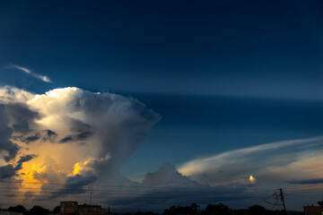 beautiful sky and clouds