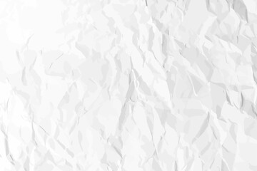 White clean crumpled paper