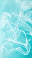 Dreamlike Aqua Green Swirl Abstract Background