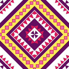 Colorful abstract geometric pattern background with triangle shapes and decorative design elements