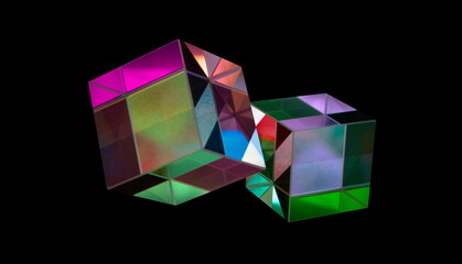 abstract cube color design 3d background texture wallpaper dark glass
