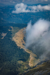 view of the sea from the top of a mountain, Montenegro