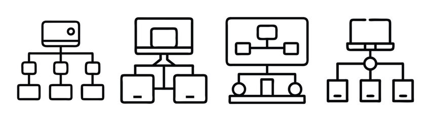 Explore different network topology diagrams and configurations for computer network architecture design planning