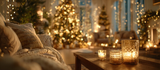 golden Bokeh Advent 2. Sonntag