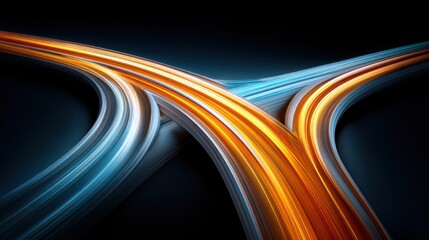 Abstract Technology Flow: Data Streams and Digital Networks, Background