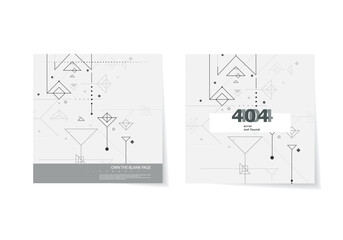 Digital technology futuristic design. Vector pattern on white background. Network communication. Big data lines