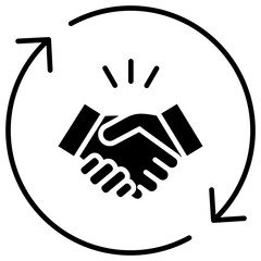 Relationship Glyph Icon