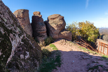 Autumn view of Belogradchik Rocks, Bulgaria