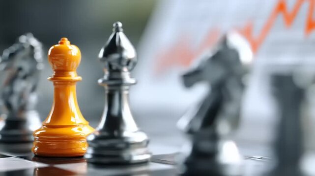 Strategic Chess Game Play with Market Dynamics - Reflecting Financial Strategy and Precision in Business Decisions, and Investment Goals