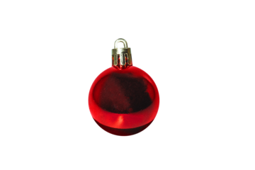 red christmas ball
